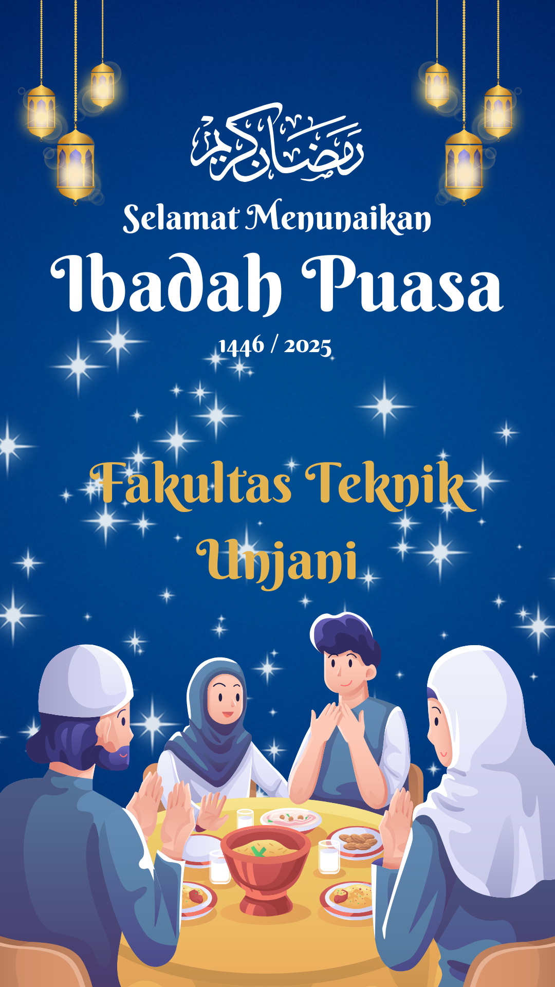 Selamat Menunaikan Ibadah Puasa 1446 Hijriah/ 2025 Masehi.