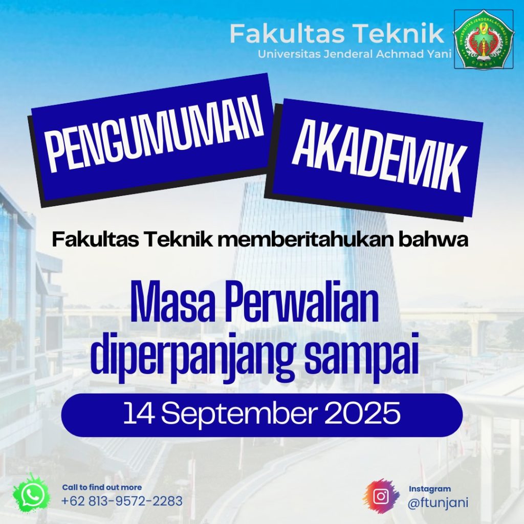 Fakultas Teknik Unjani – Moto situs Anda bisa diletakkan di sini