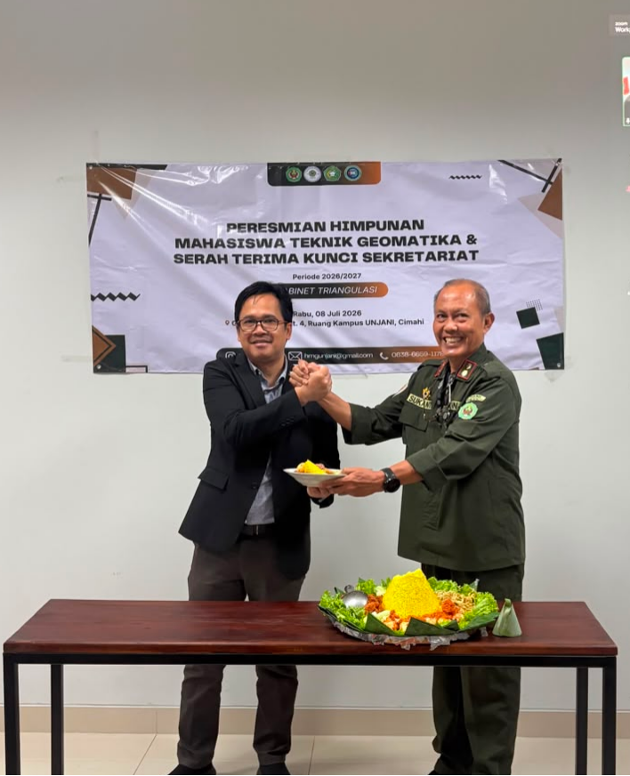 Peresmian Ruang Sekretariat Himpunan Mahasiswa Geomatika, Fakultas Teknik UNJANI. Perkuat Pembinaan Organisasi Kemahasiswaan