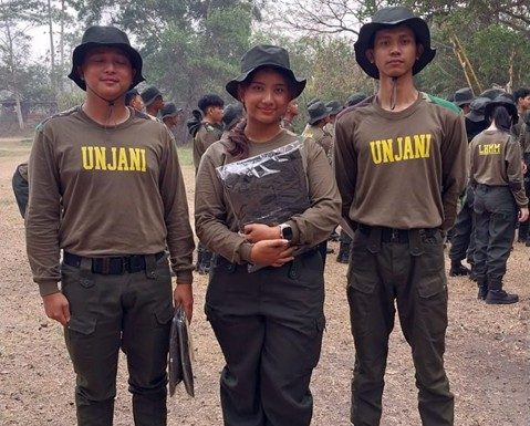 Ketua dan Pengurus Himpunan Mahasiswa Teknik Geomatika Unjani Ikuti LKMM 2026 di Pusdikkav