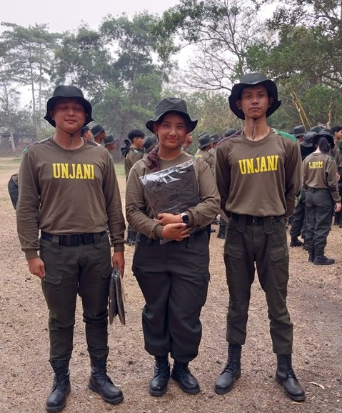 Ketua dan Pengurus Himpunan Mahasiswa Teknik Geomatika Unjani Ikuti LKMM 2026 di Pusdikkav
